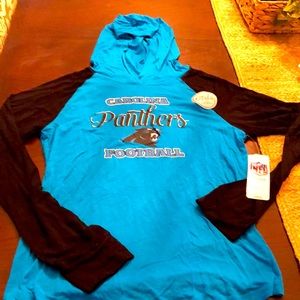 Girls Carolina Panthers Hoodie Shirt